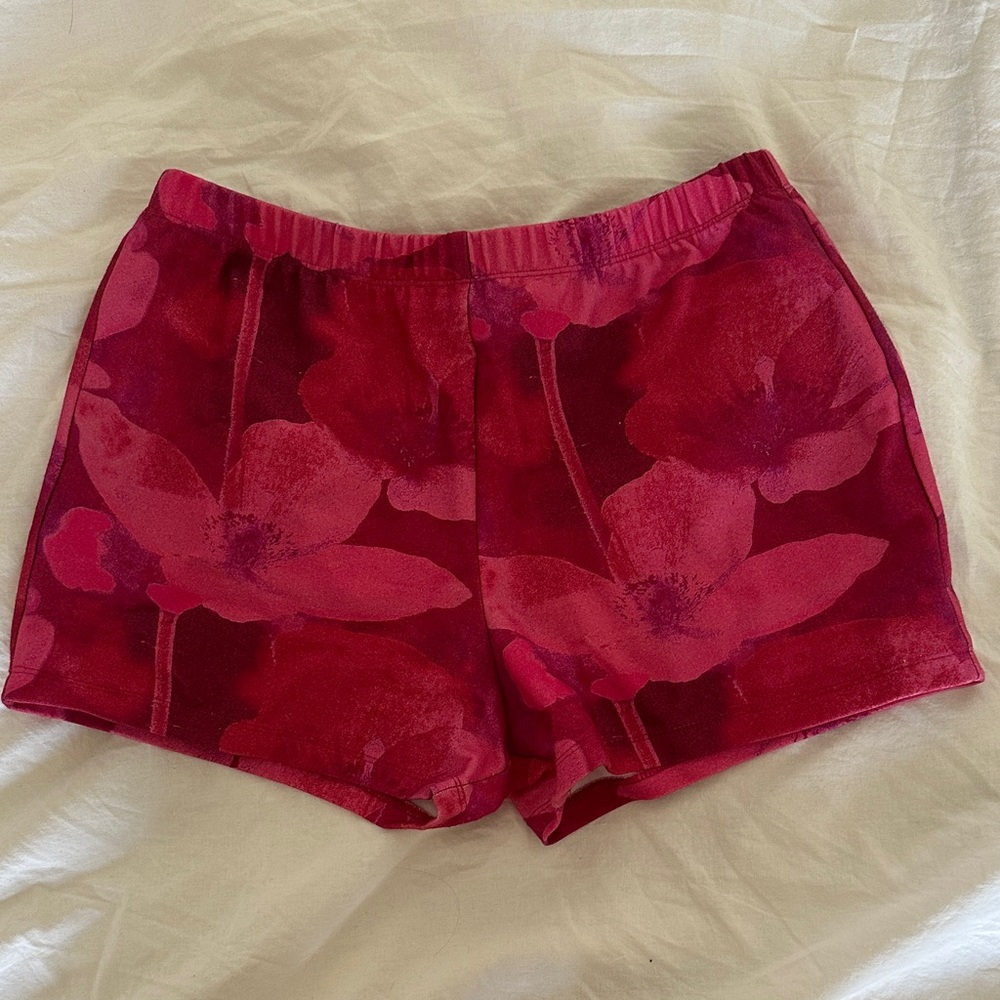 Miaou Booty Shorts Azul Hot Pink Women's Shorts Size Medium